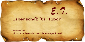 Eibenschütz Tibor névjegykártya